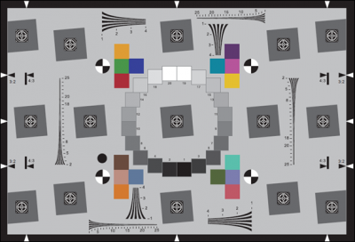 ISO 12233:2014 Edge SFR(eSFR)Test chart